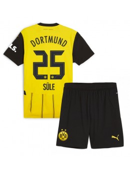 Borussia Dortmund Niklas Sule #25 Heimtrikotsatz für Kinder 2024-25 Kurzarm (+ Kurze Hosen)